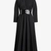 POPLIN CROSS BELT DRESS