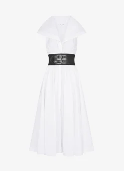 Poplin Hood Dress