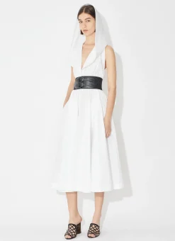 Poplin Hood Dress