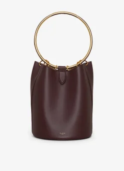RING LARGE BUCKET BAG IN CALFSKIN