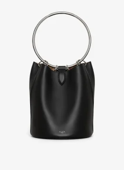 RING LARGE BUCKET BAG IN CALFSKIN