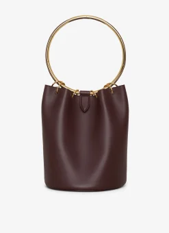RING LARGE BUCKET BAG IN CALFSKIN