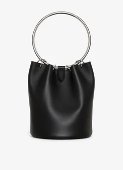 RING LARGE BUCKET BAG IN CALFSKIN