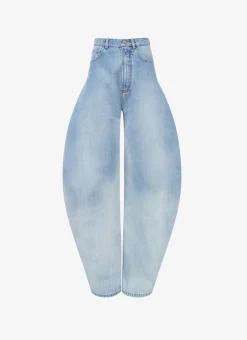 ROUND JEANS IN SKY DENIM