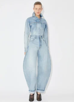 ROUND JEANS IN SKY DENIM