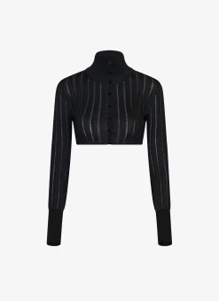 Shiny Crinoline Cardigan