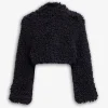 SHORT JACKET IN KNITTED FUR