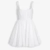 SKATER DRESS IN COTTON POPLIN
