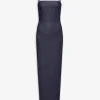 SPAGHETTI STRAPS DRESS IN STRETCH DENIM