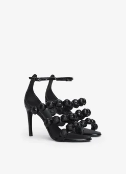 SPHERE SANDALS IN PATENT LEATHER