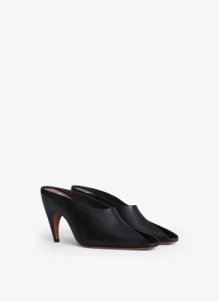 SPIKE MULES IN CALFSKIN