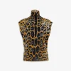 SQUARE TOP IN LEOPARD JACQUARD KNIT
