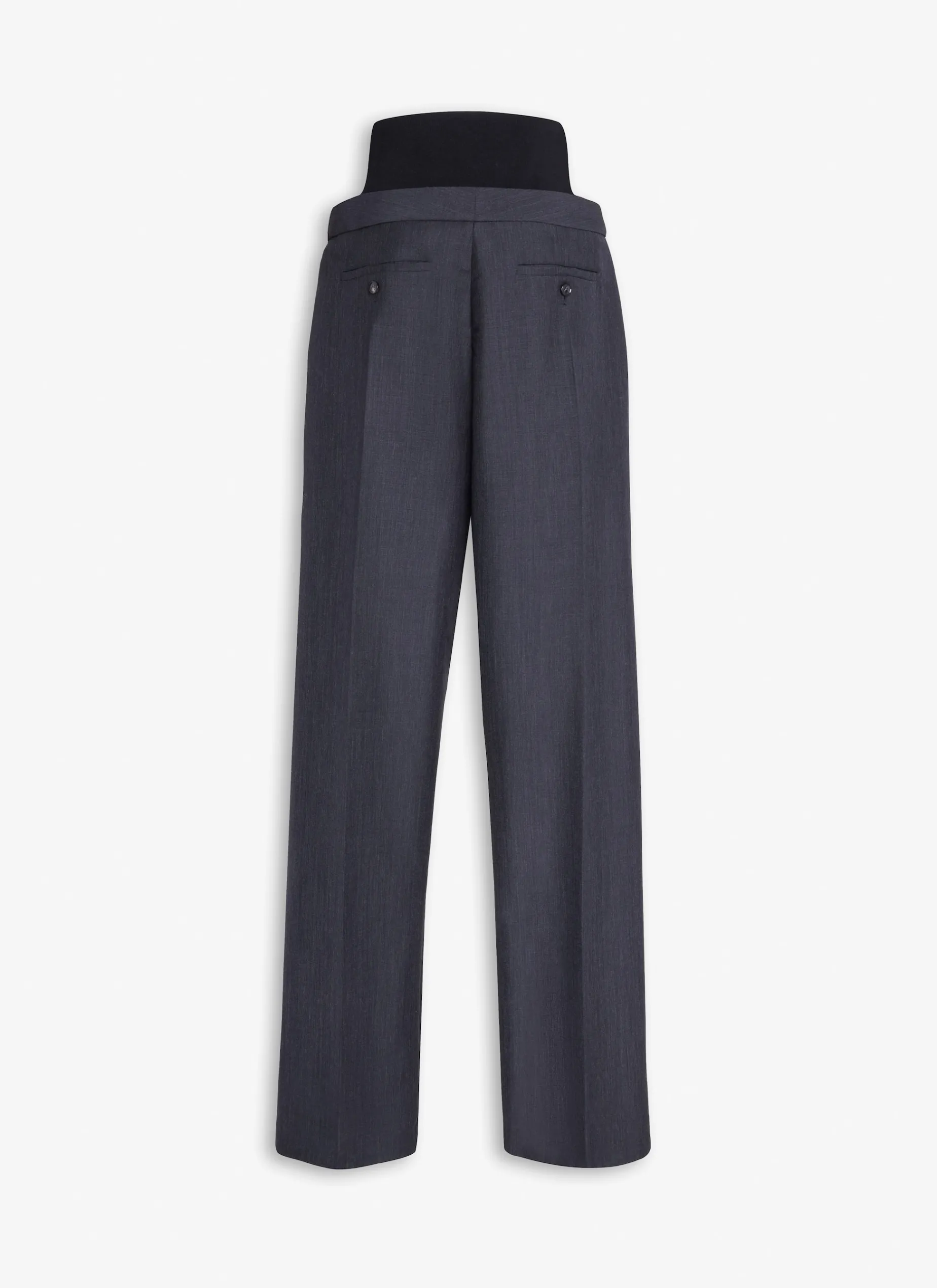 TAILORED TROUSERS WITH KNIT BAND