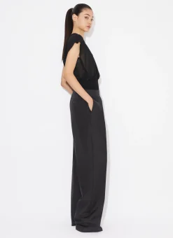 TAILORED TROUSERS WITH KNIT BAND