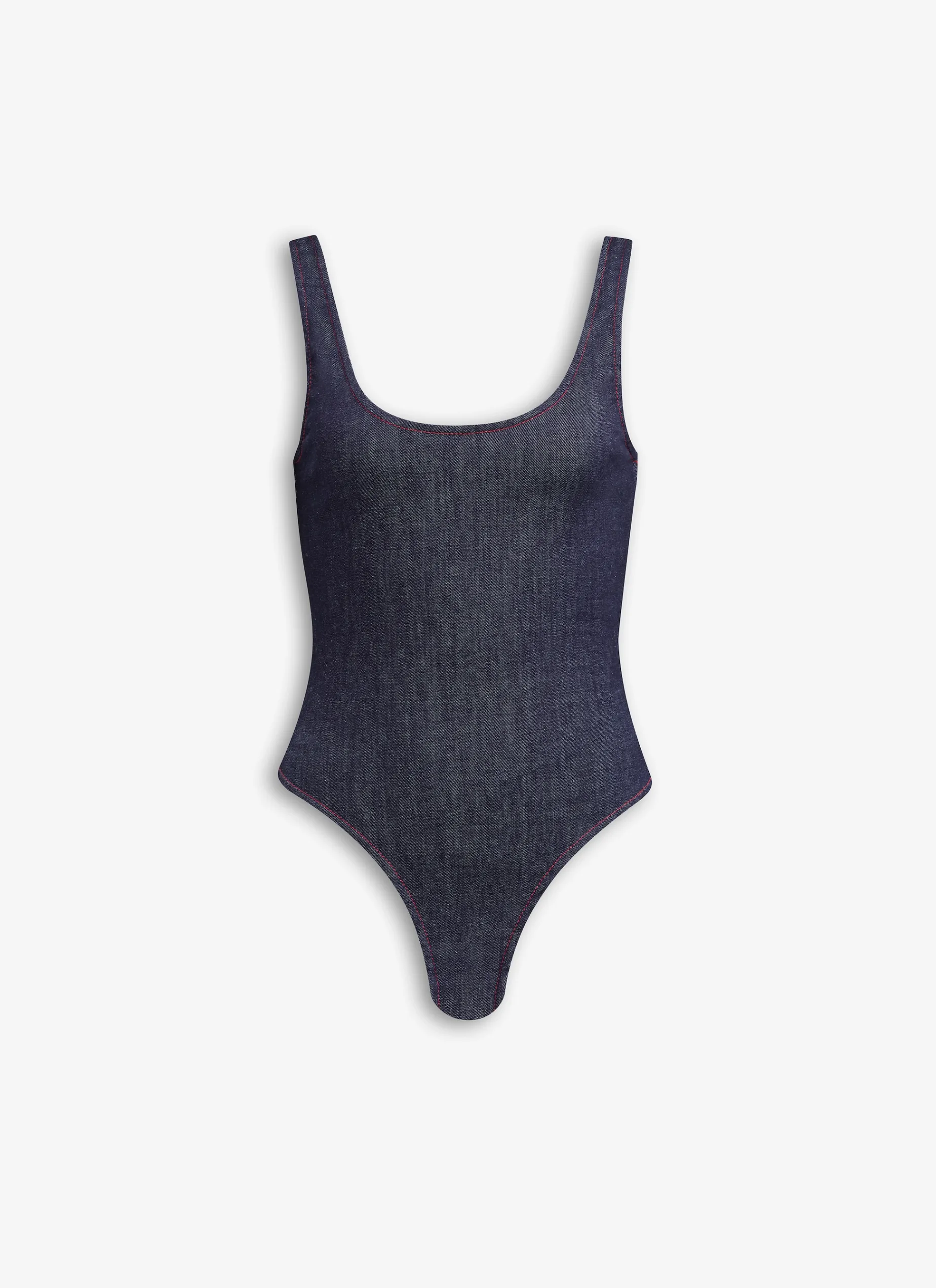 TANK BODY IN STRETCH DENIM