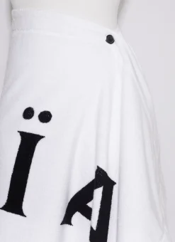 TOWEL SKIRT IN COTTON TERRY