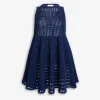 WAFFLE KNIT DRESS