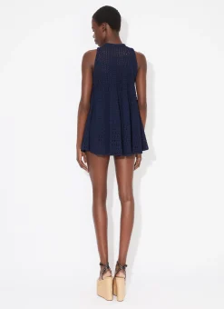 WAFFLE KNIT DRESS