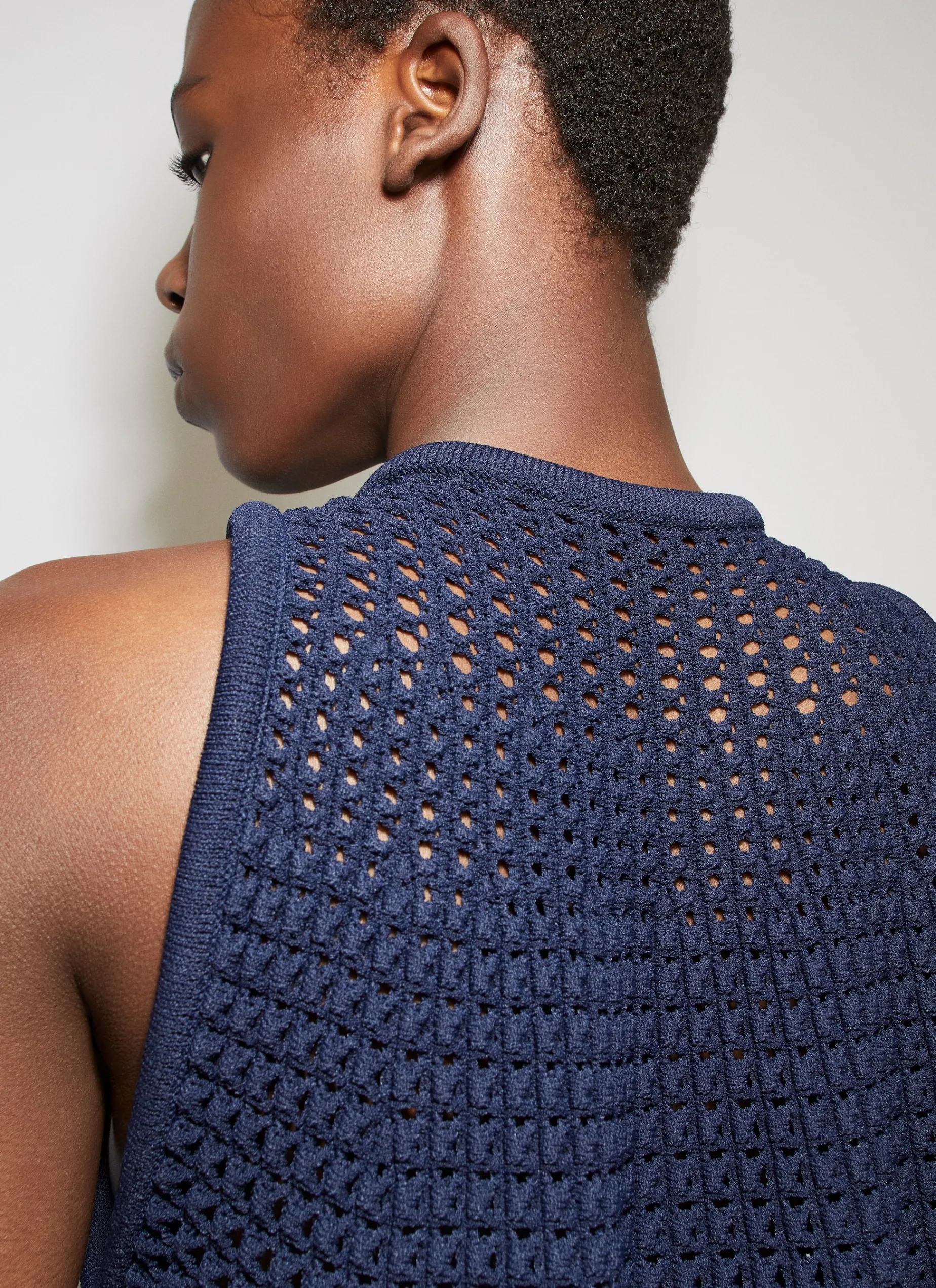 WAFFLE KNIT DRESS